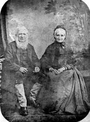 A photo of Mark & Margaret Berryman c 1855